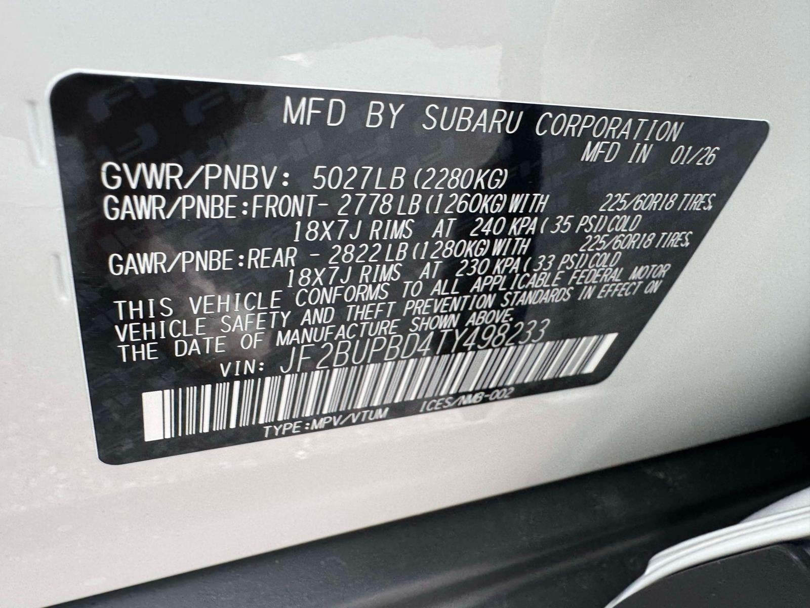 2026 Subaru OUTBACK Premium