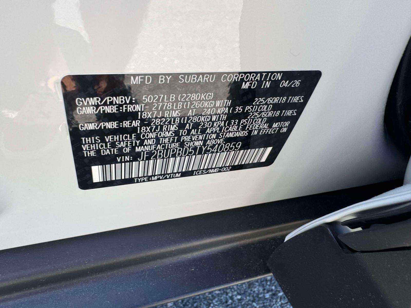 2026 Subaru OUTBACK Premium