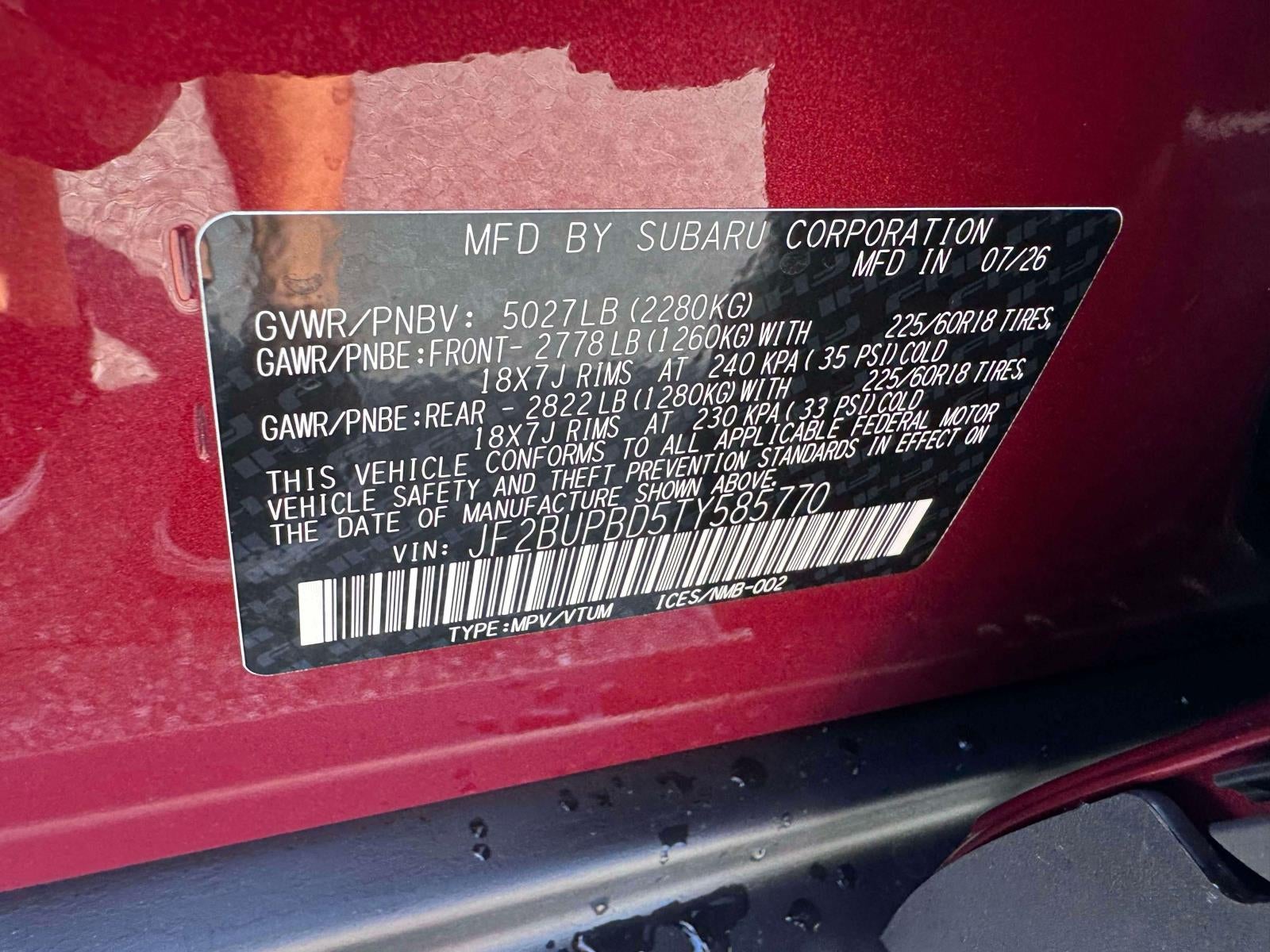 2026 Subaru OUTBACK Premium