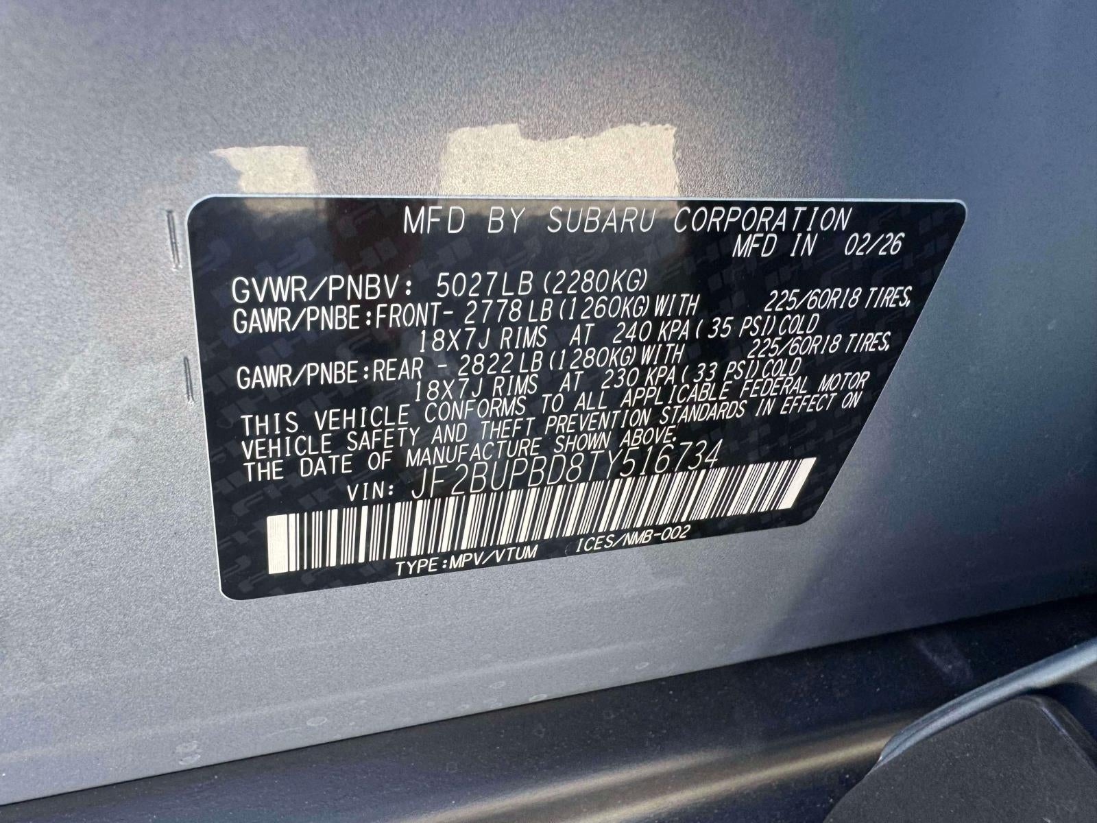 2026 Subaru OUTBACK Premium