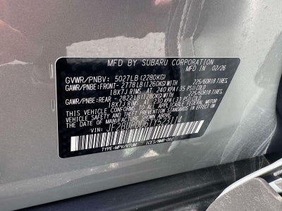 2026 Subaru OUTBACK Limited