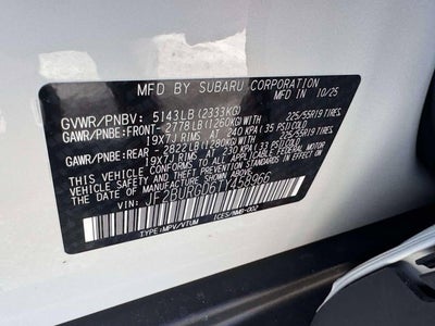 2026 Subaru OUTBACK Limited XT