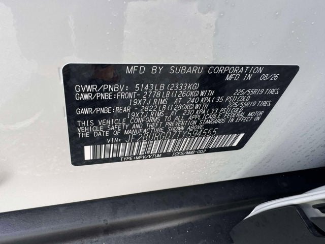 2026 Subaru OUTBACK Limited XT