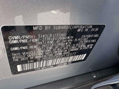 2026 Subaru OUTBACK Limited XT