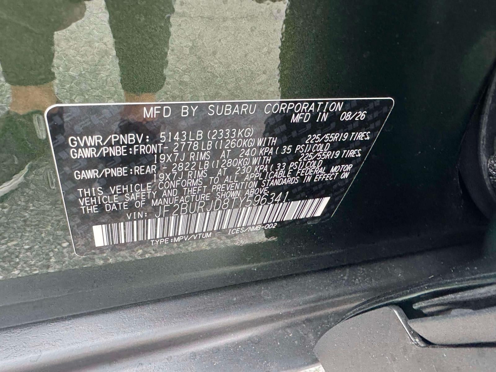 2026 Subaru OUTBACK Touring XT