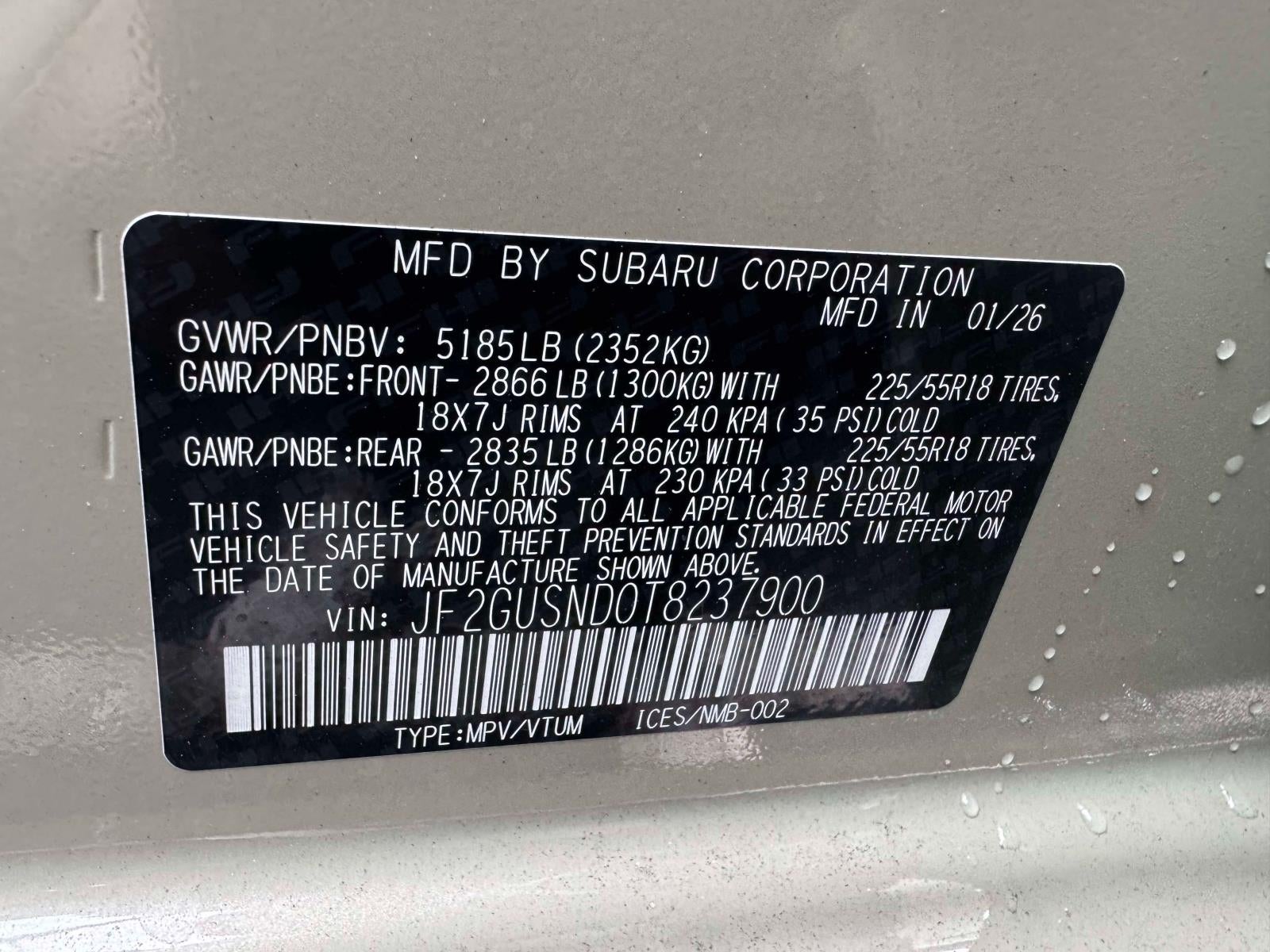 2026 Subaru CROSSTREK Limited Hybrid