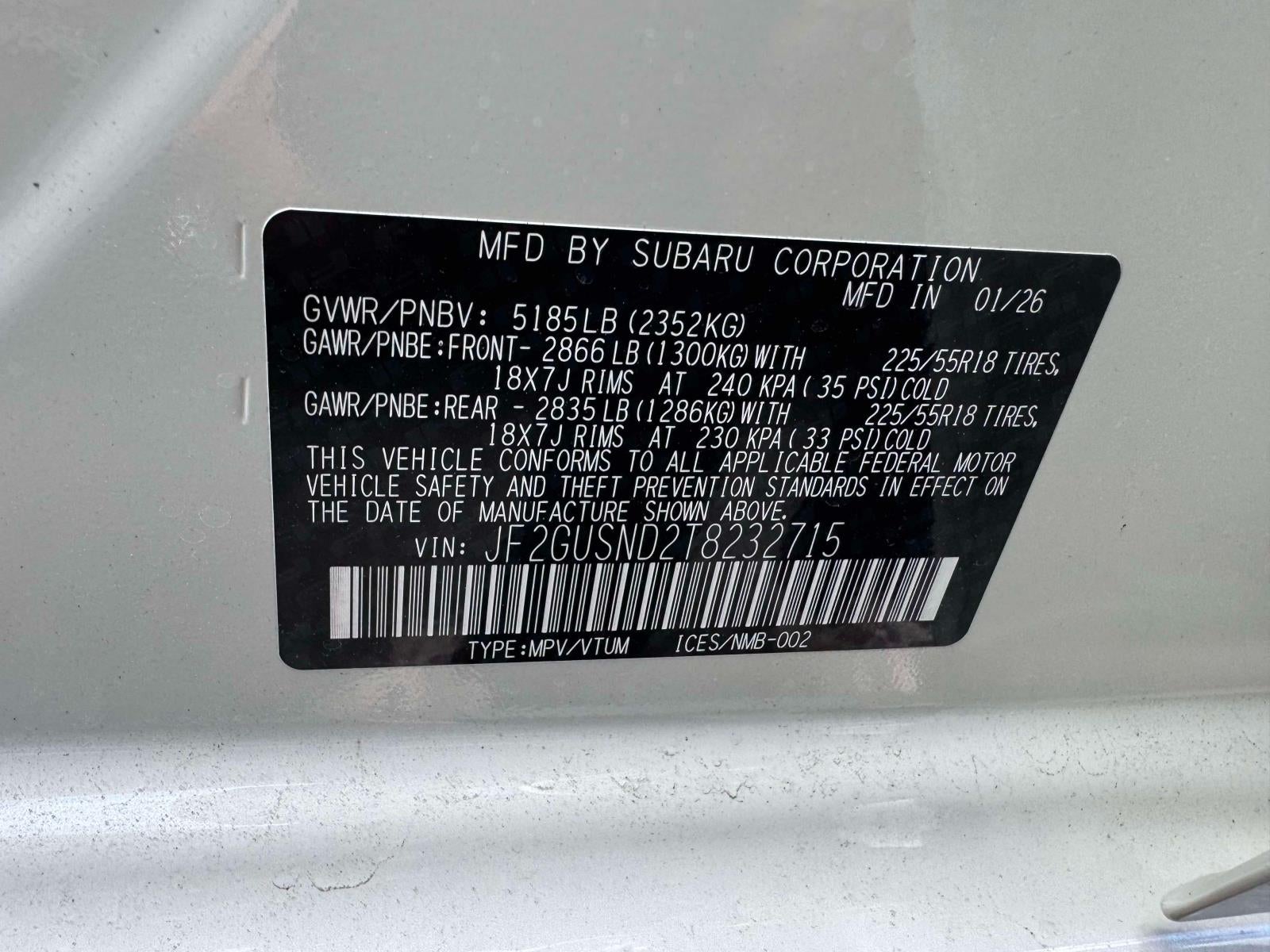 2026 Subaru CROSSTREK Limited Hybrid