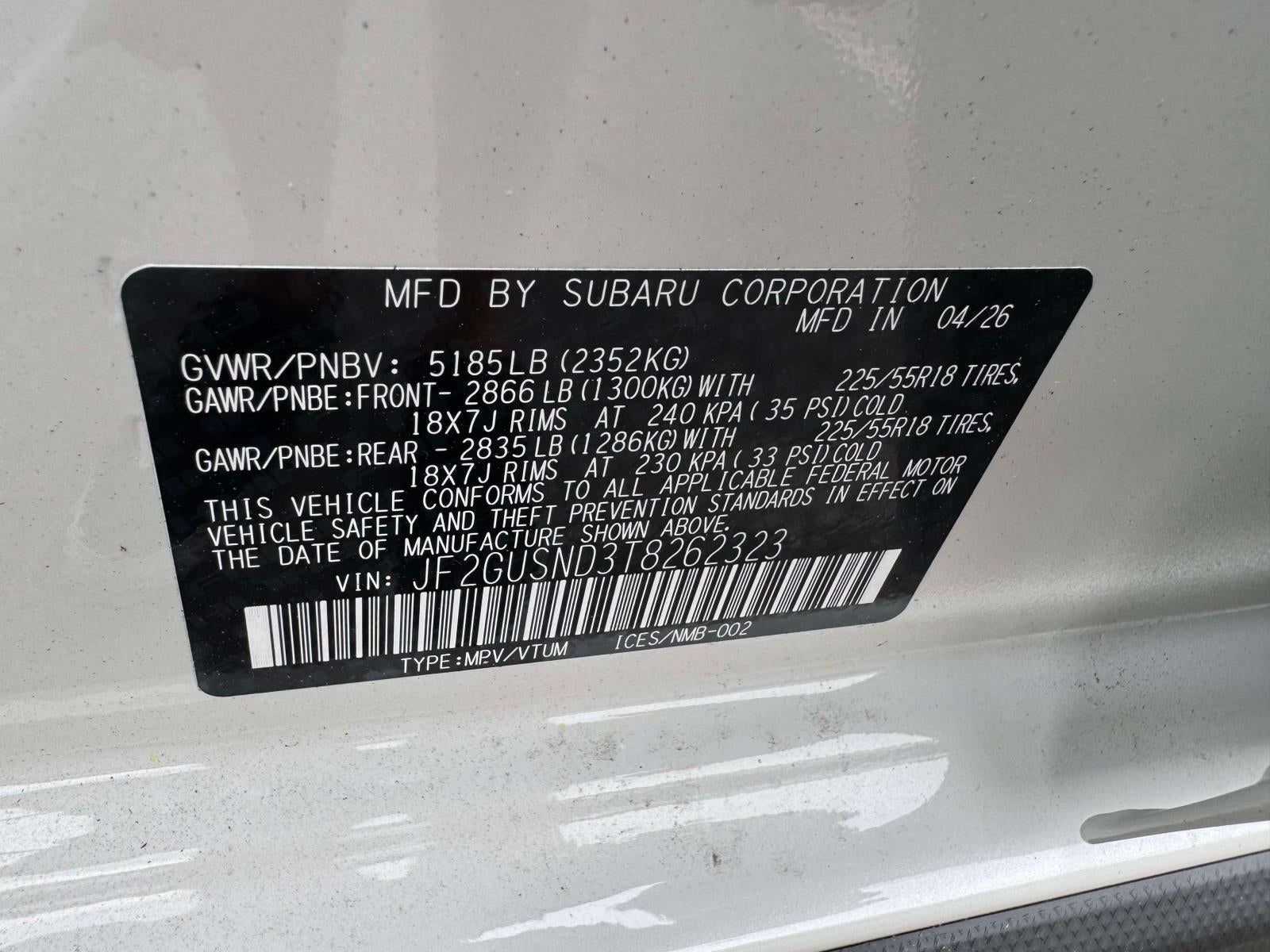 2026 Subaru CROSSTREK Limited Hybrid