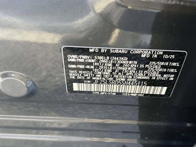 2025 Subaru FORESTER Limited Hybrid