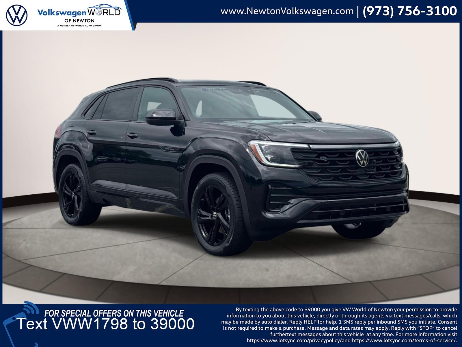 2026 Volkswagen Atlas Cross Sport 2.0T SEL R-Line Black