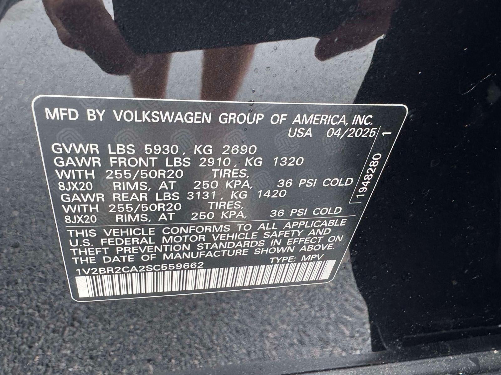 2025 Volkswagen Atlas 2.0T SEL