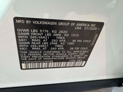 2026 Volkswagen Atlas Cross Sport 2.0T SEL Premium R-Line