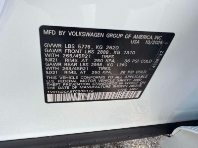 2026 Volkswagen Atlas Cross Sport 2.0T SEL Premium R-Line