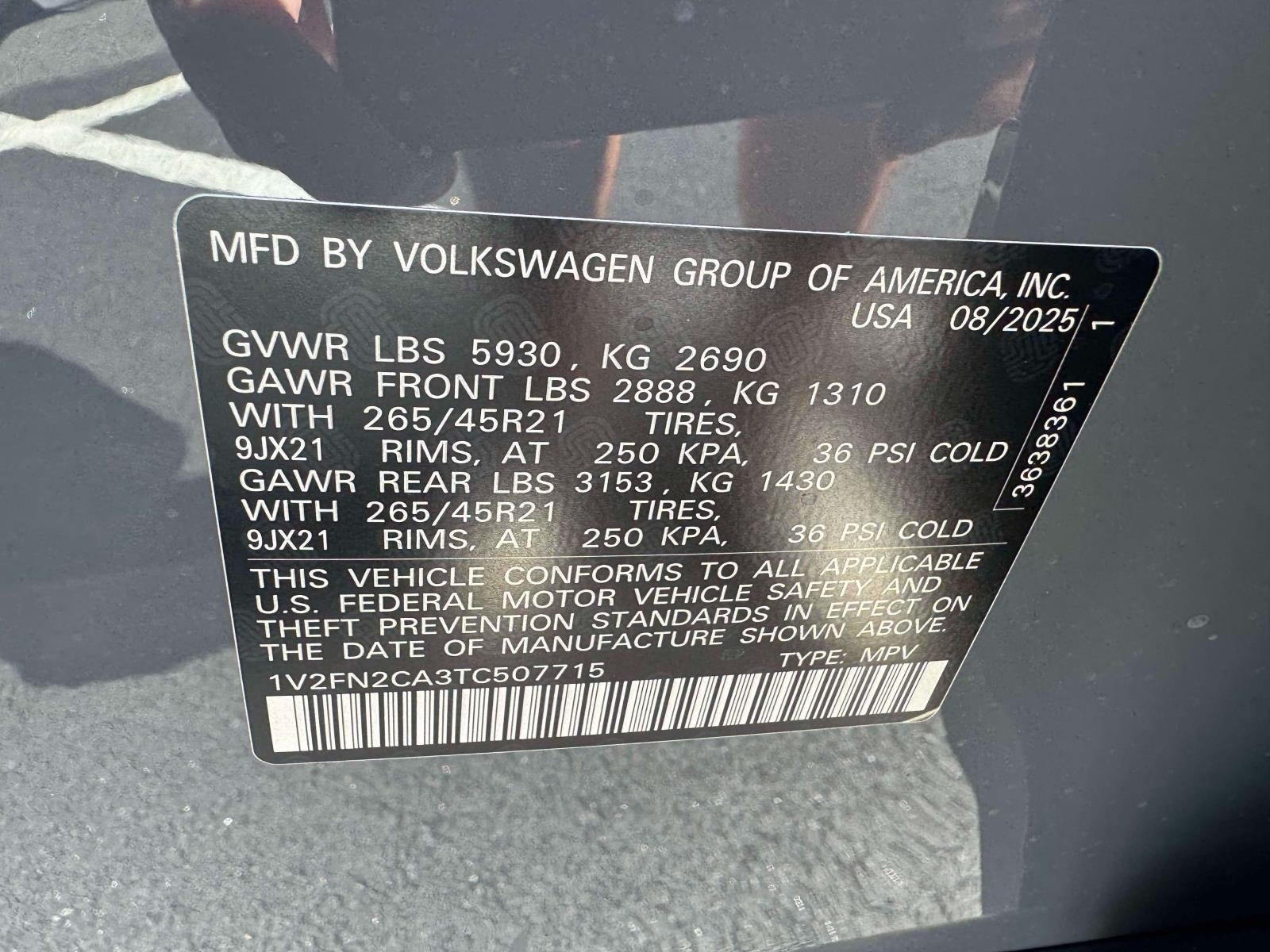 2026 Volkswagen Atlas 2.0T SEL Premium R-Line