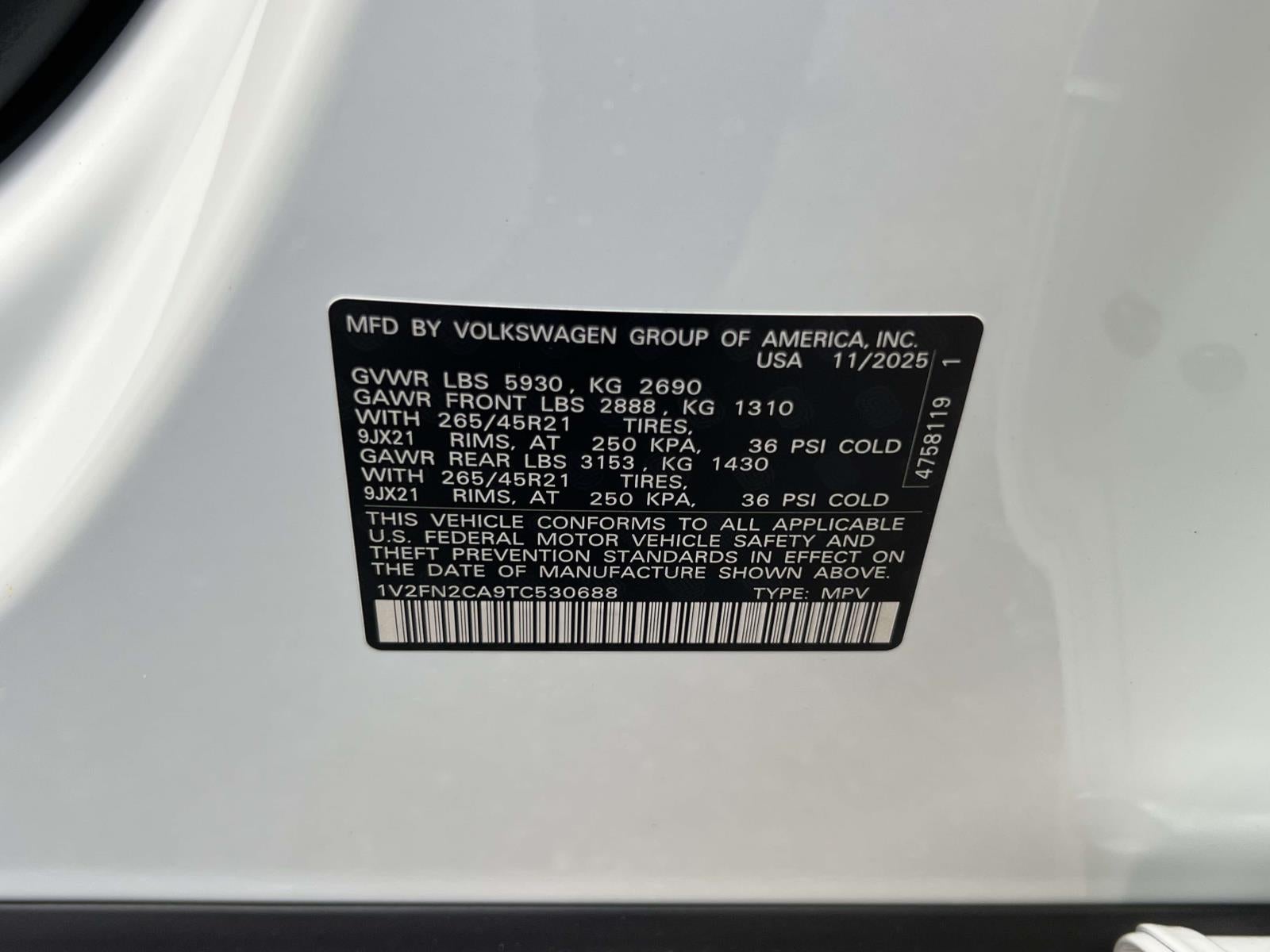 2026 Volkswagen Atlas 2.0T SEL Premium R-Line