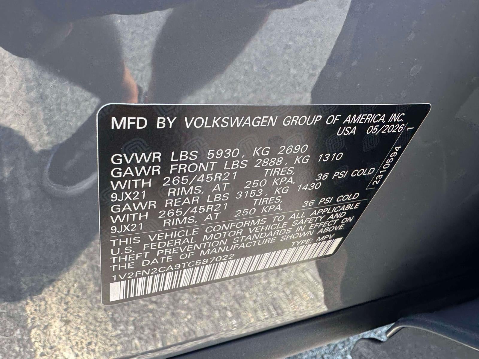 2026 Volkswagen Atlas 2.0T SEL Premium R-Line