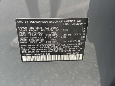 2026 Volkswagen Atlas 2.0T SE W/TECHNOLOGY