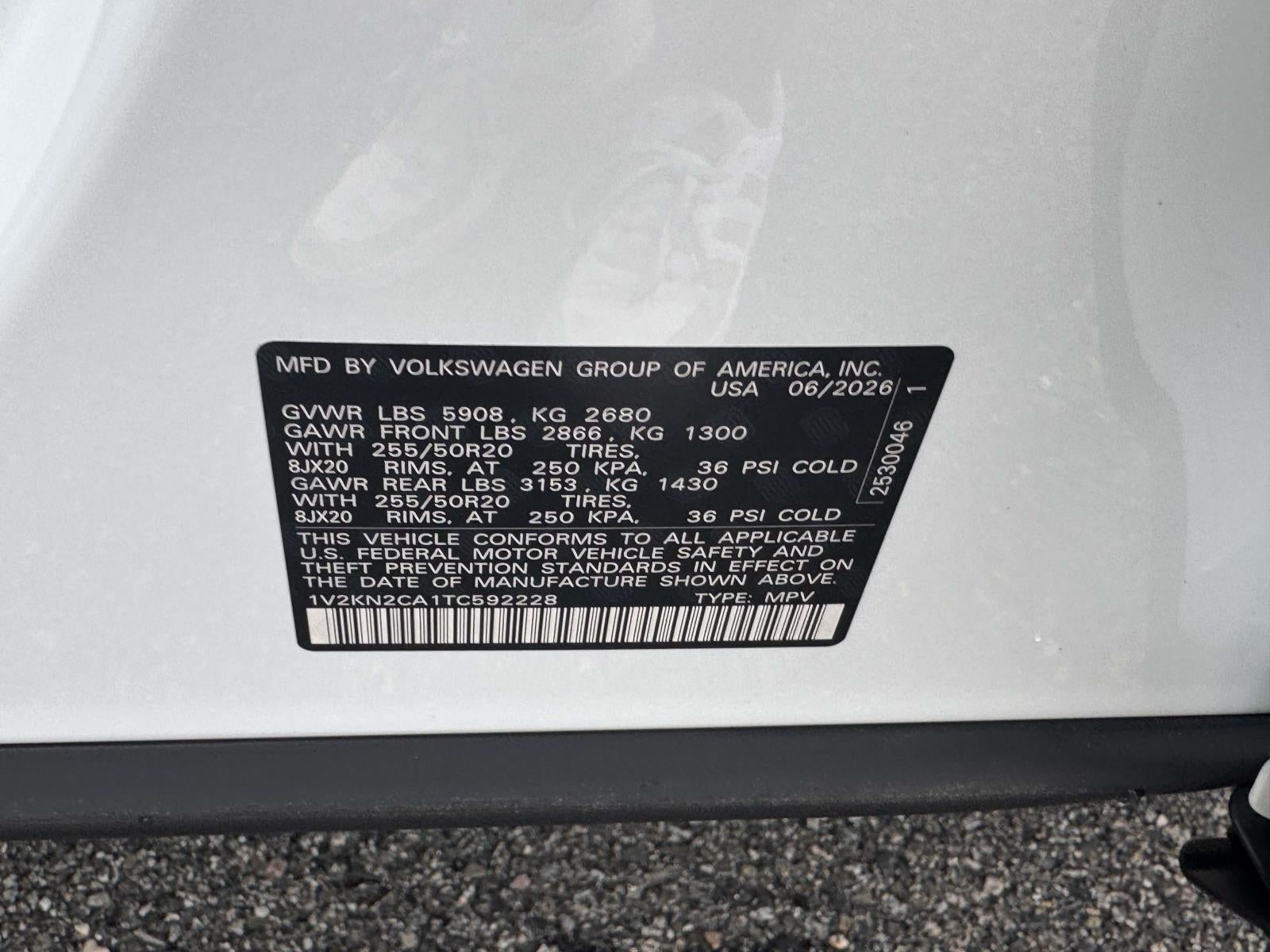 2026 Volkswagen Atlas 2.0T SE W/TECHNOLOGY