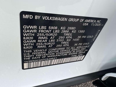 2026 Volkswagen Atlas 2.0T SE W/TECHNOLOGY