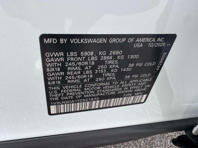 2026 Volkswagen Atlas 2.0T SE