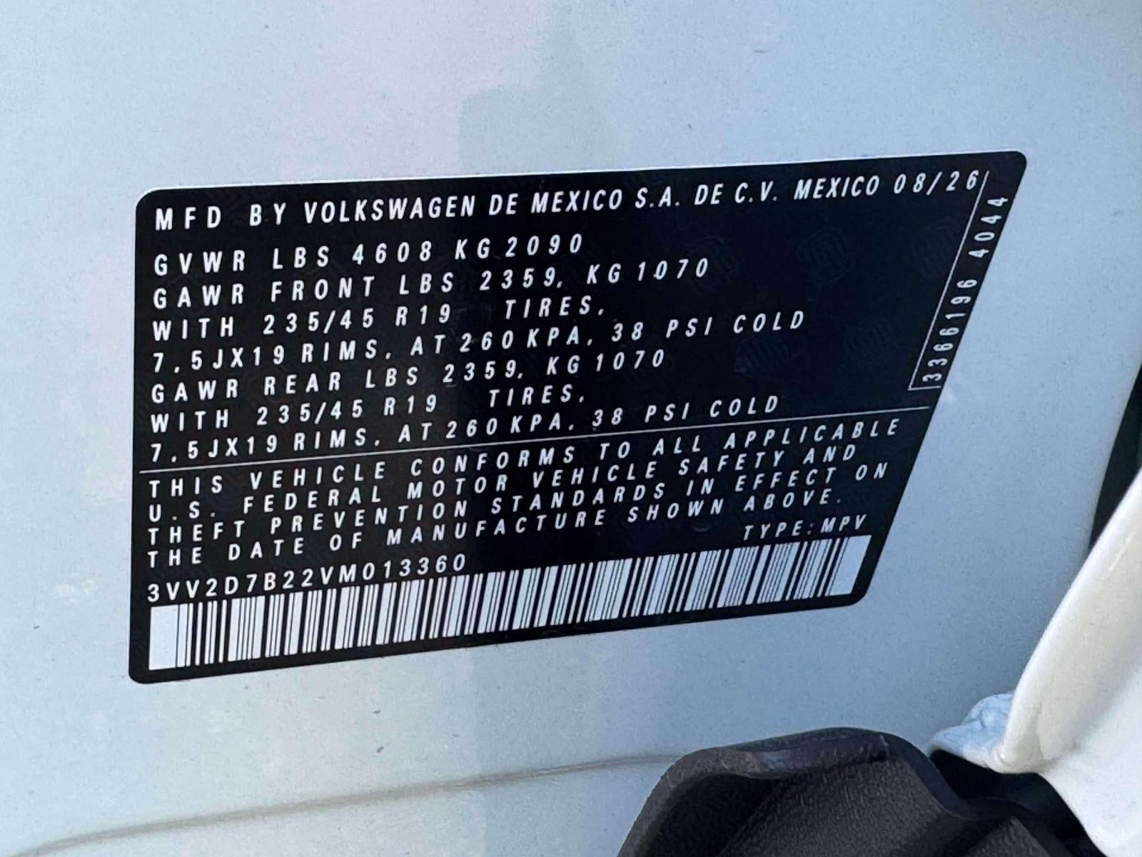 2027 Volkswagen Taos 1.5T SE