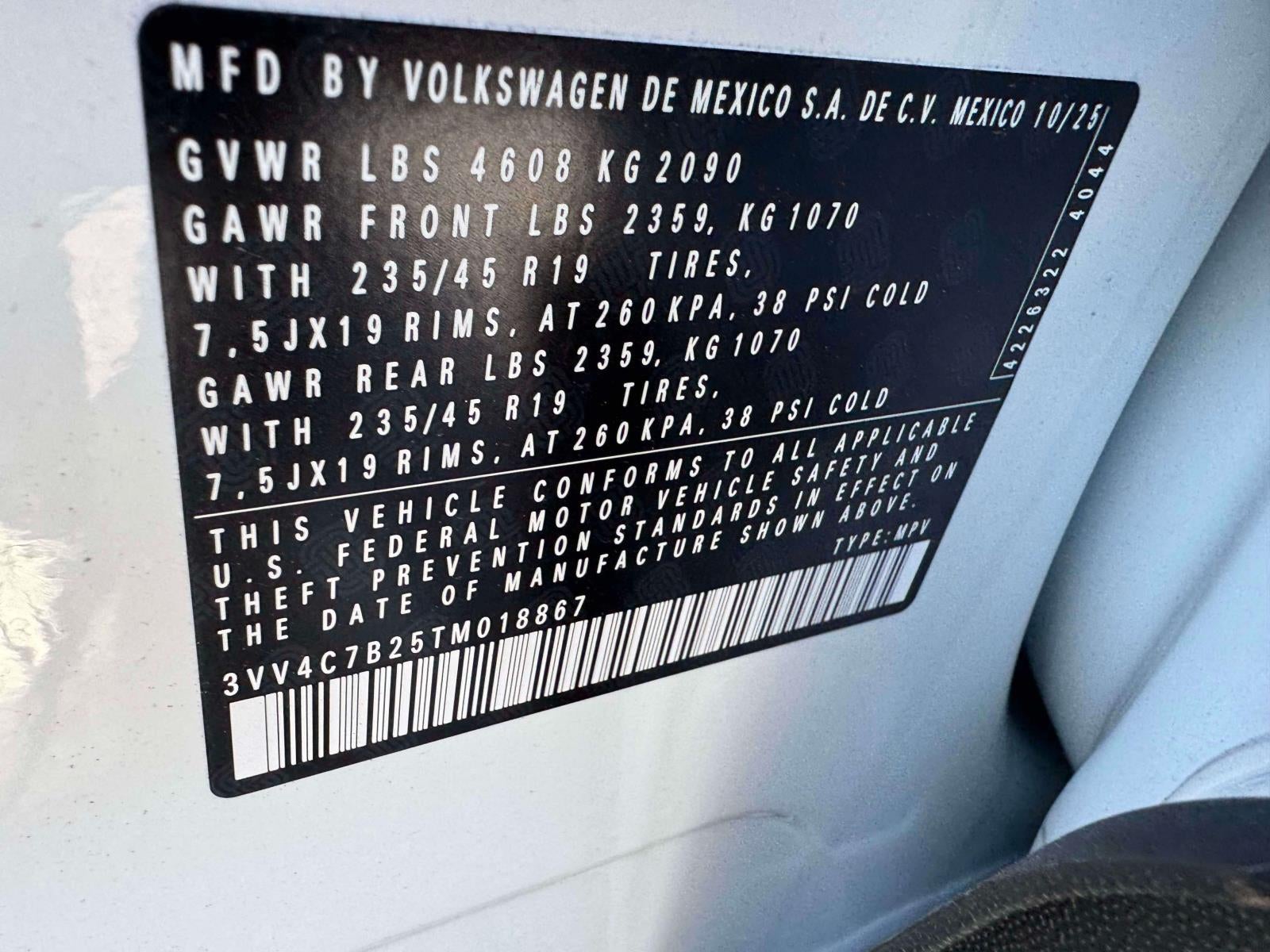 2026 Volkswagen Taos 1.5T SEL