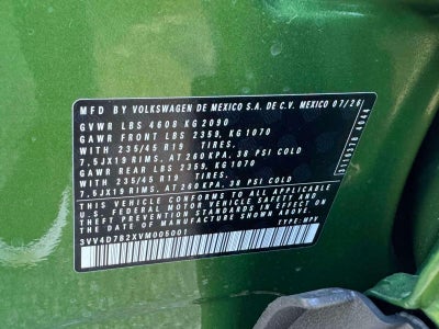 2027 Volkswagen Taos 1.5T SEL