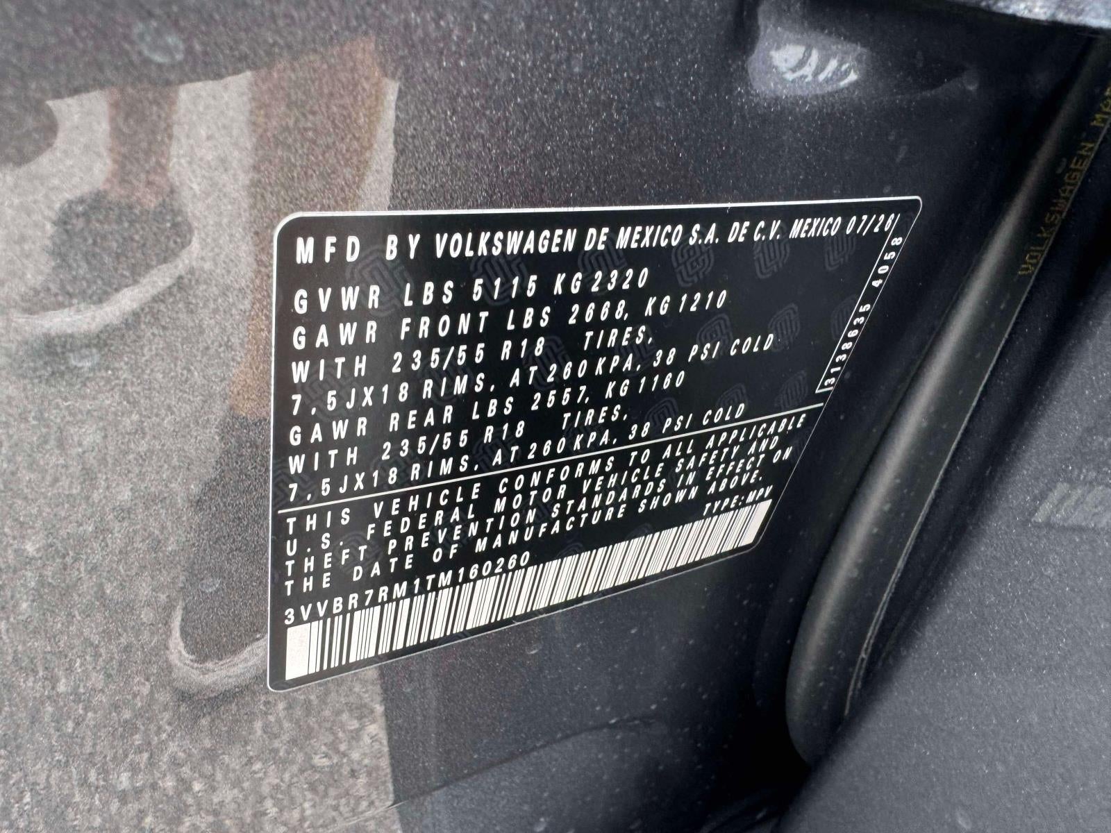 2026 Volkswagen Tiguan 2.0T S