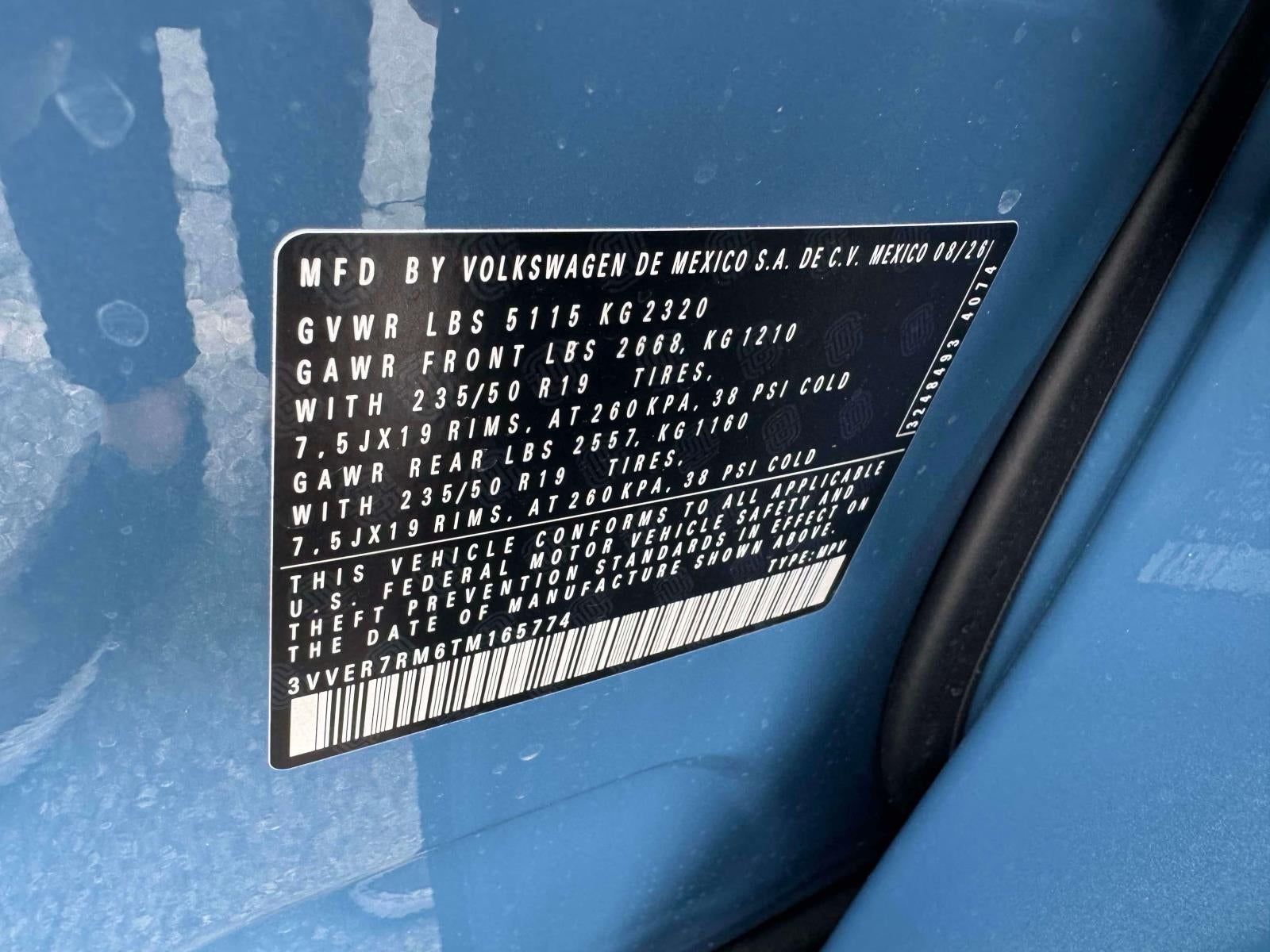 2026 Volkswagen Tiguan 2.0T SE