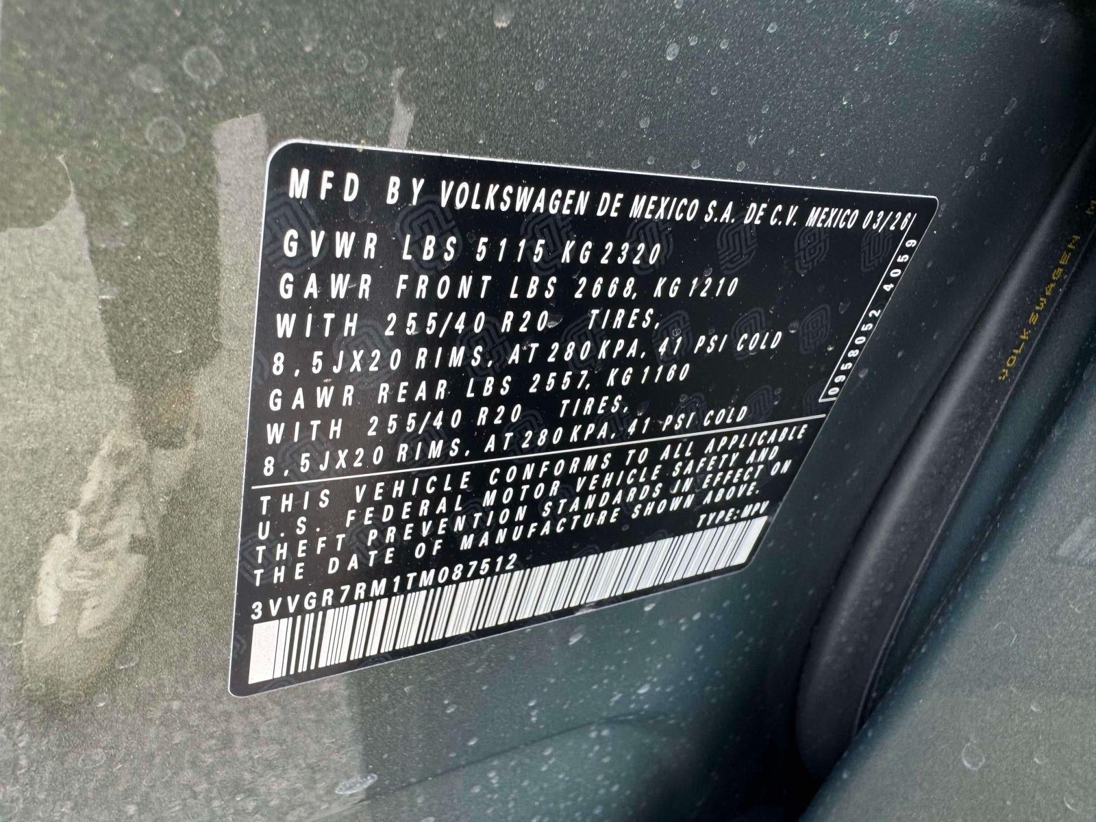 2026 Volkswagen Tiguan SE R-Line AWD