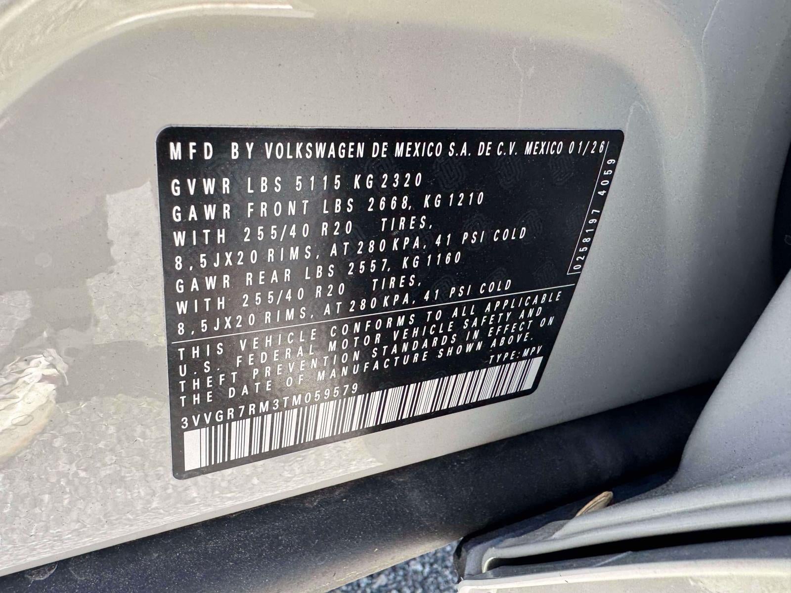 2026 Volkswagen Tiguan SE R-Line Black 4MOTION