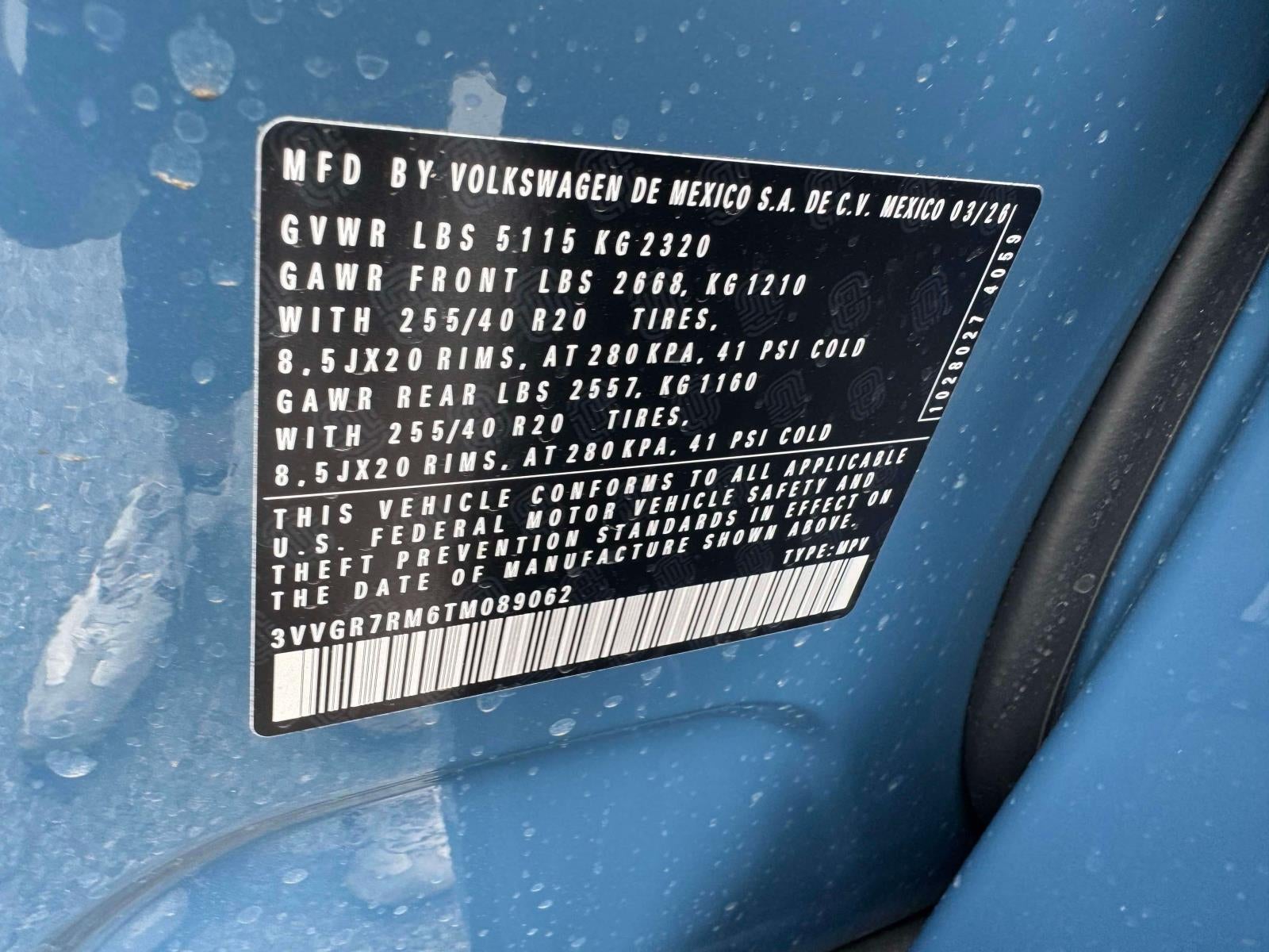 2026 Volkswagen Tiguan SE R-Line AWD