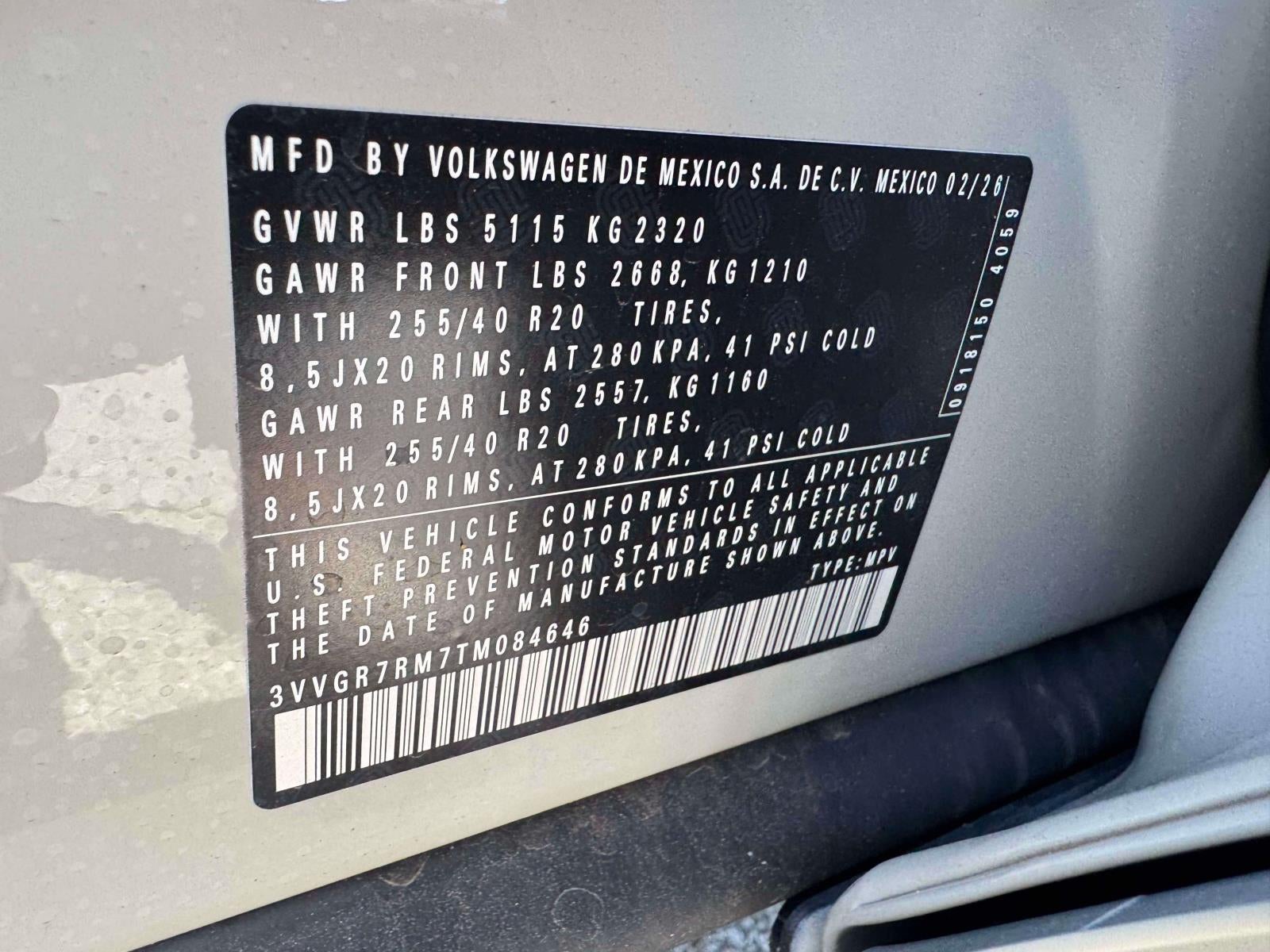 2026 Volkswagen Tiguan 2.0T SE R-Line Black