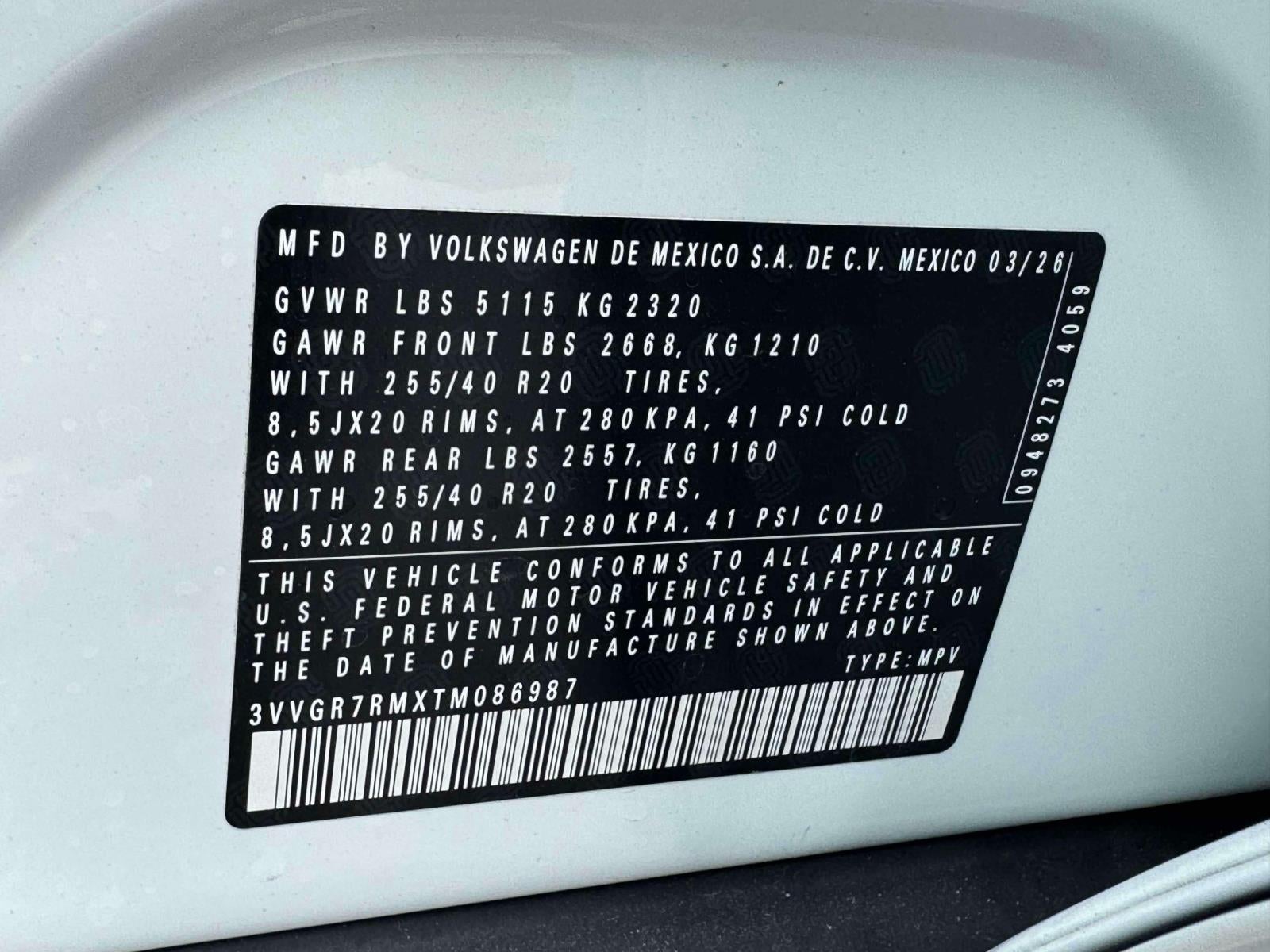 2026 Volkswagen Tiguan SE R-Line AWD