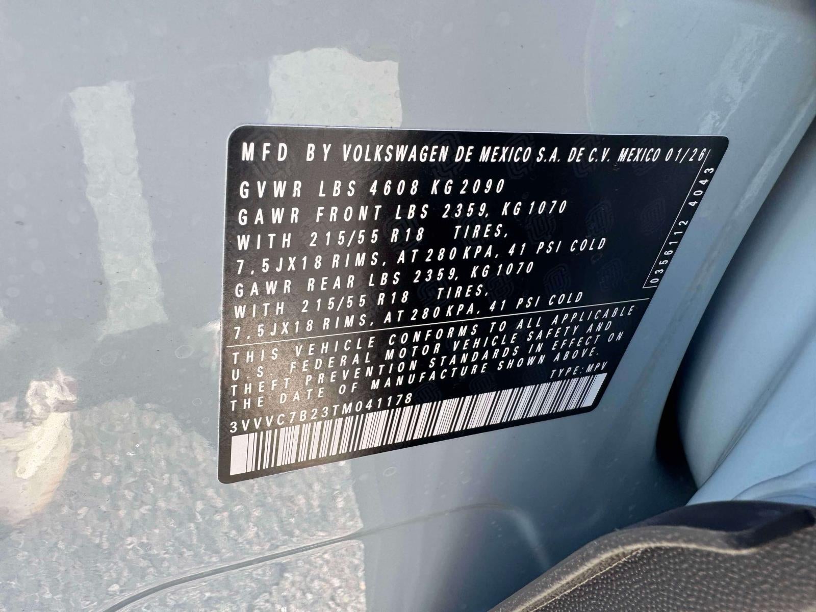 2026 Volkswagen Taos 1.5T SE