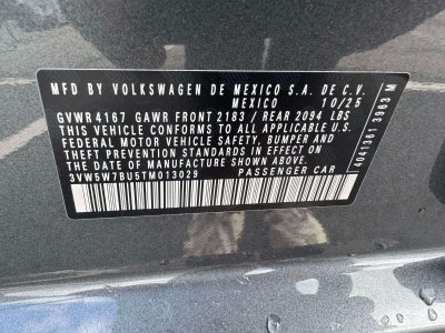 2026 Volkswagen Jetta 1.5T S