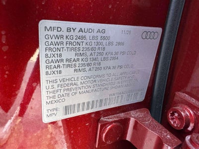 2025 Audi Q5 Premium