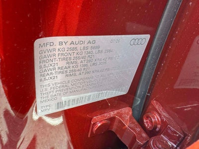 2026 Audi SQ5 Premium Plus