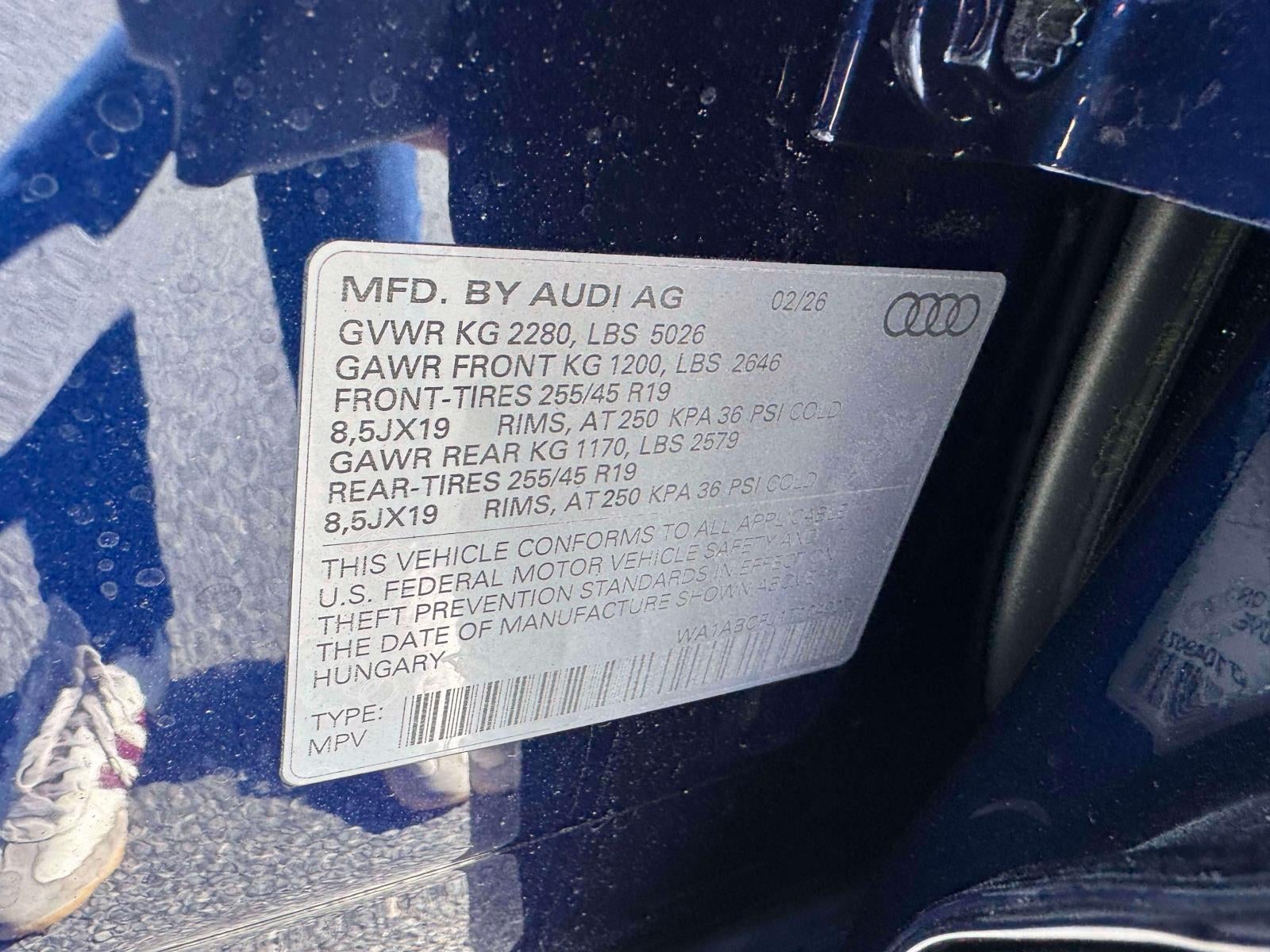 2026 Audi Q3 S line