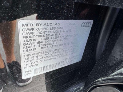 2026 Audi Q3 S line quattro