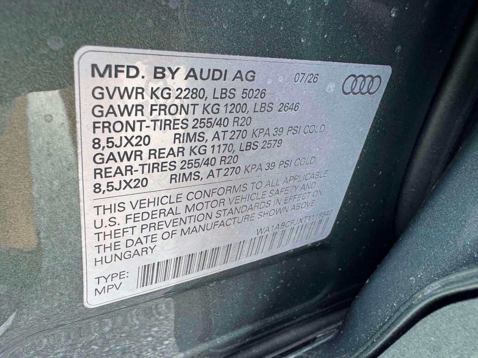2026 Audi Q3 S line quattro