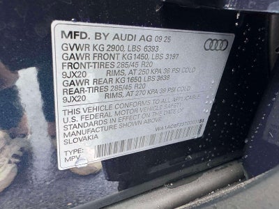 2026 Audi Q7 45 Premium