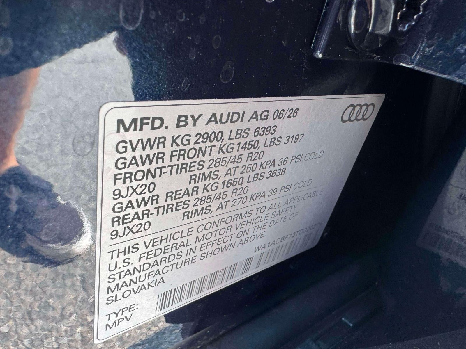 2026 Audi Q7 Premium 45 quattro *Ltd Avail*