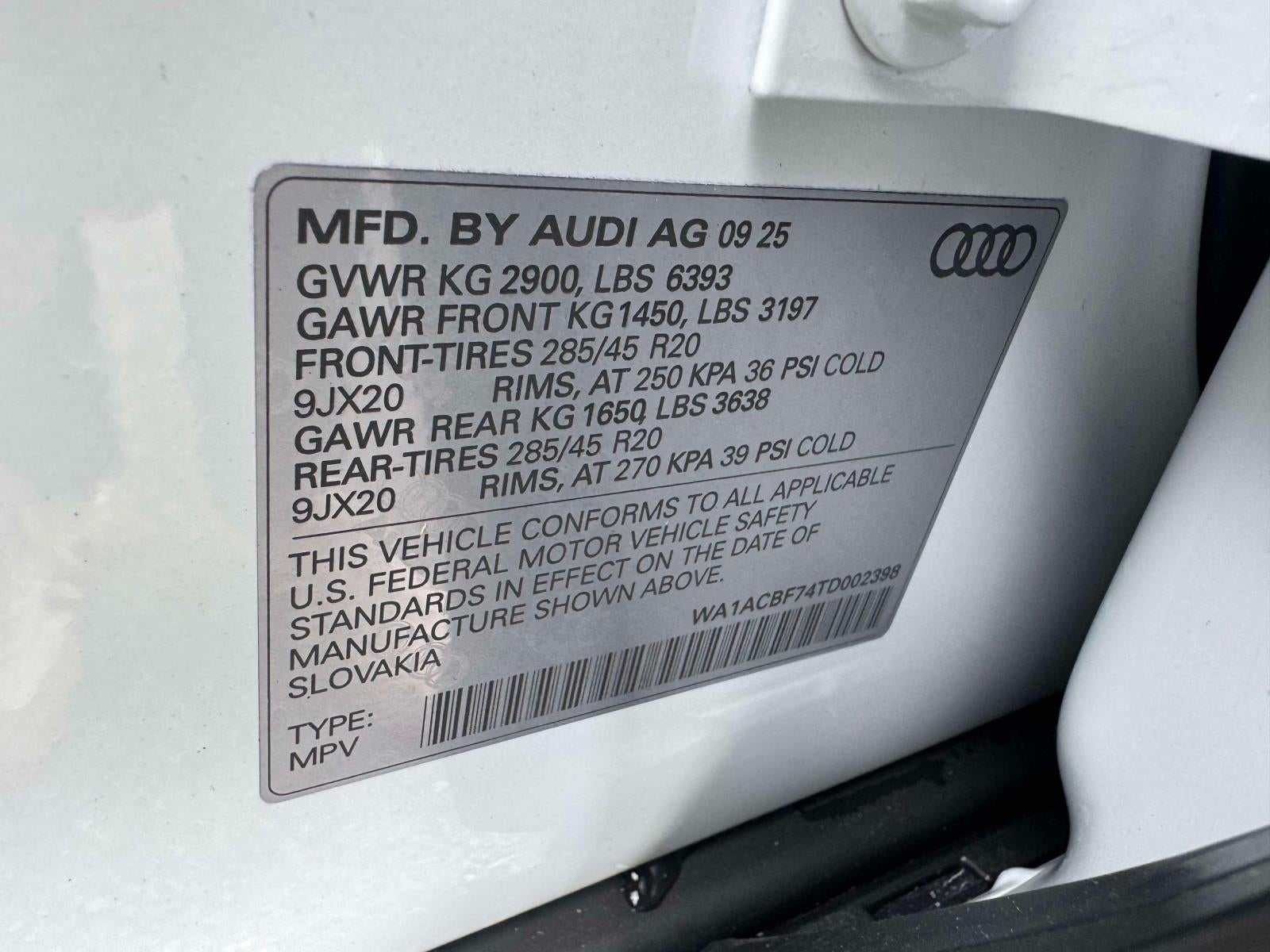 2026 Audi Q7 45 Premium