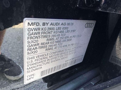 2026 Audi Q7 Premium 45 quattro *Ltd Avail*