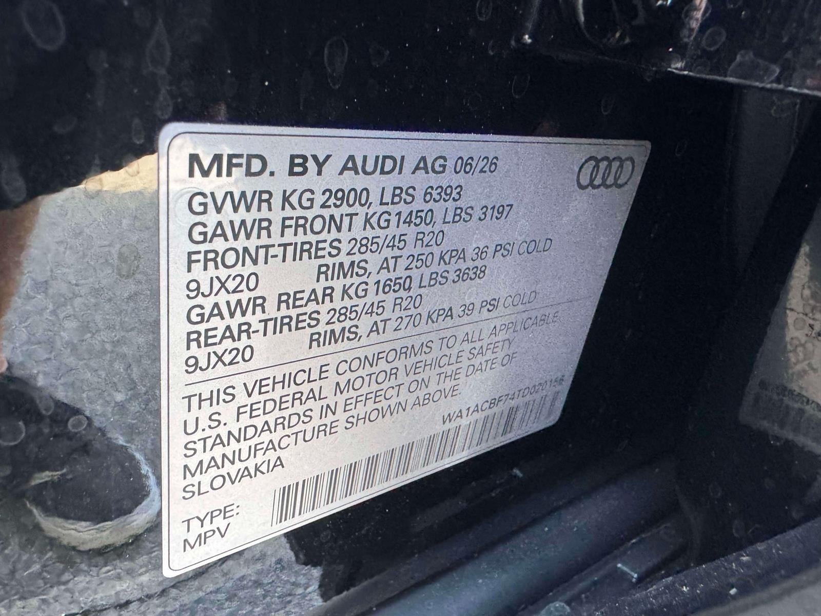 2026 Audi Q7 Premium 45 quattro *Ltd Avail*