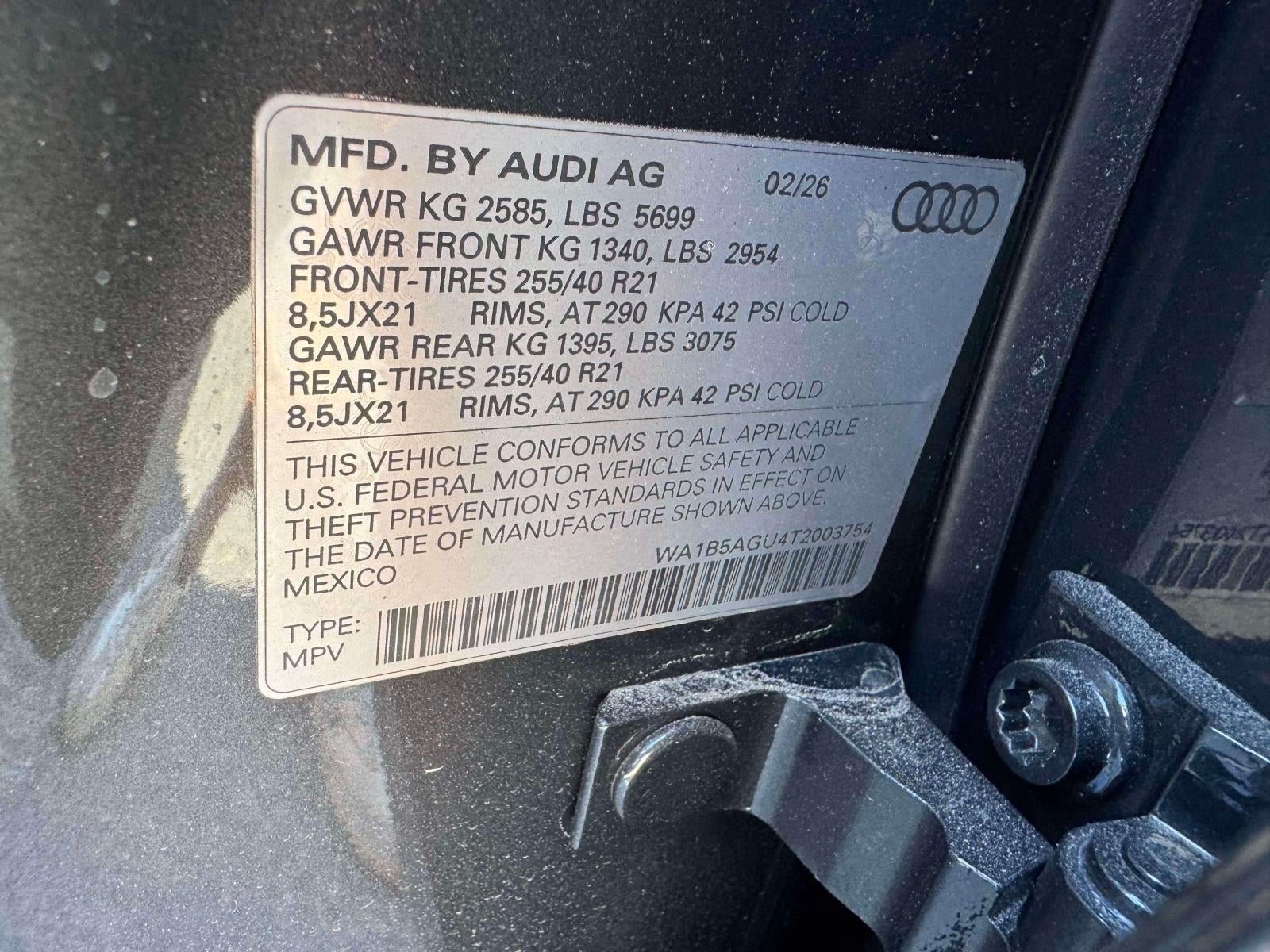 2026 Audi SQ5 Sportback Premium Plus