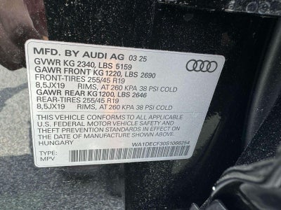 2025 Audi Q3 Premium