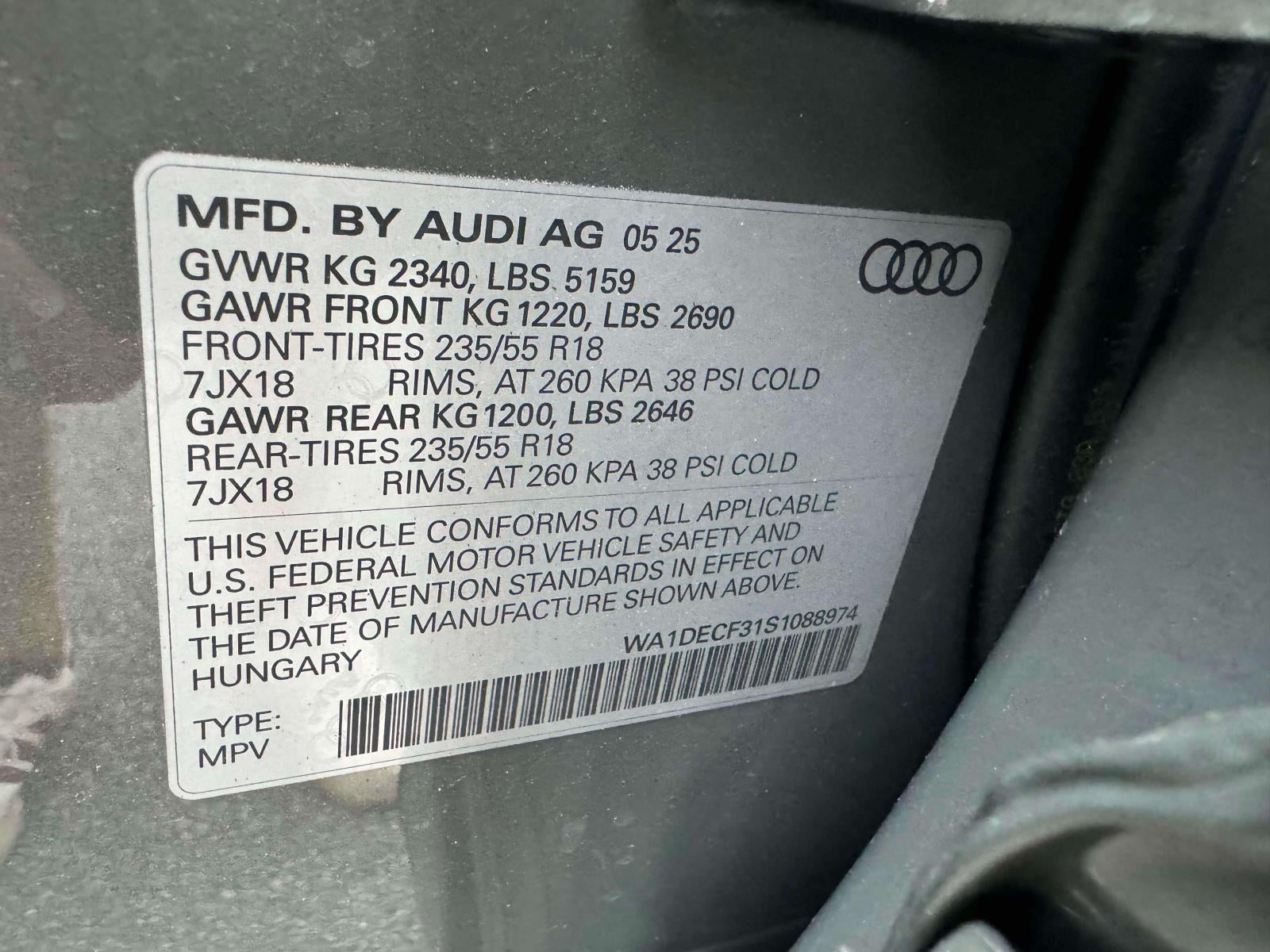 2025 Audi Q3 Premium
