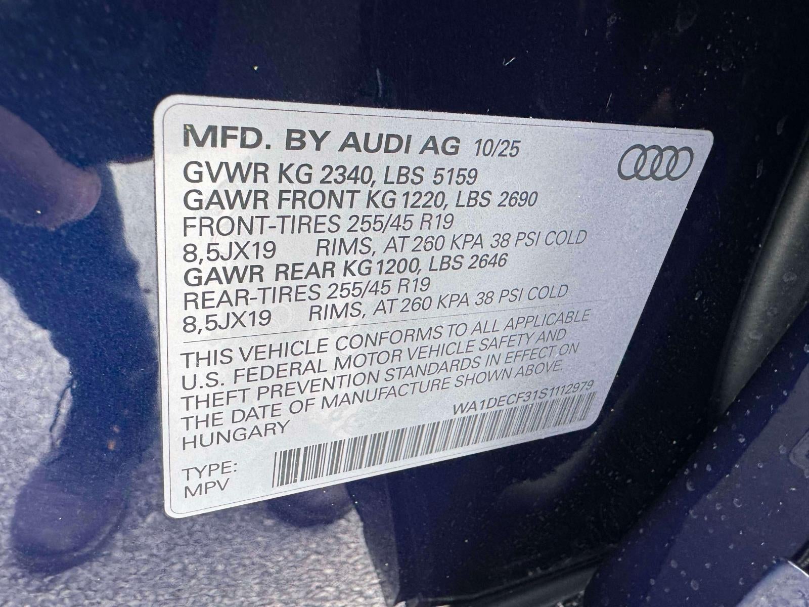 2025 Audi Q3 Premium